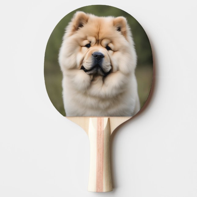 Chow Chow Ping Pong Paddle (Front)