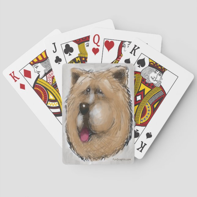Chow Chow Playing Cards (Back)