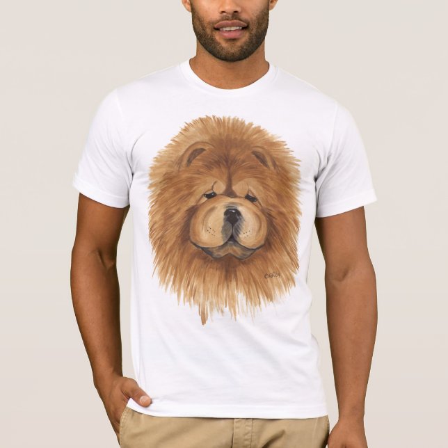 Chow chow   Red T-Shirt (Front)