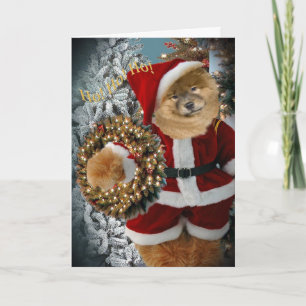 Chow Chow Santa Paws Cards