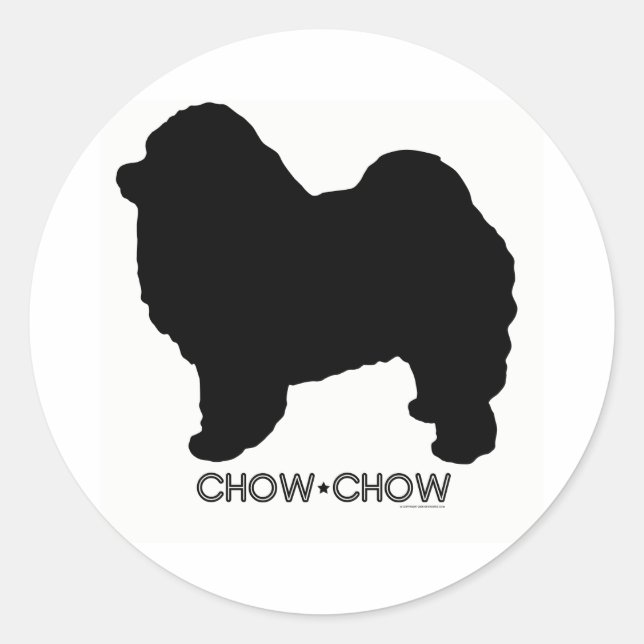 Chow Chow Sticker (Front)