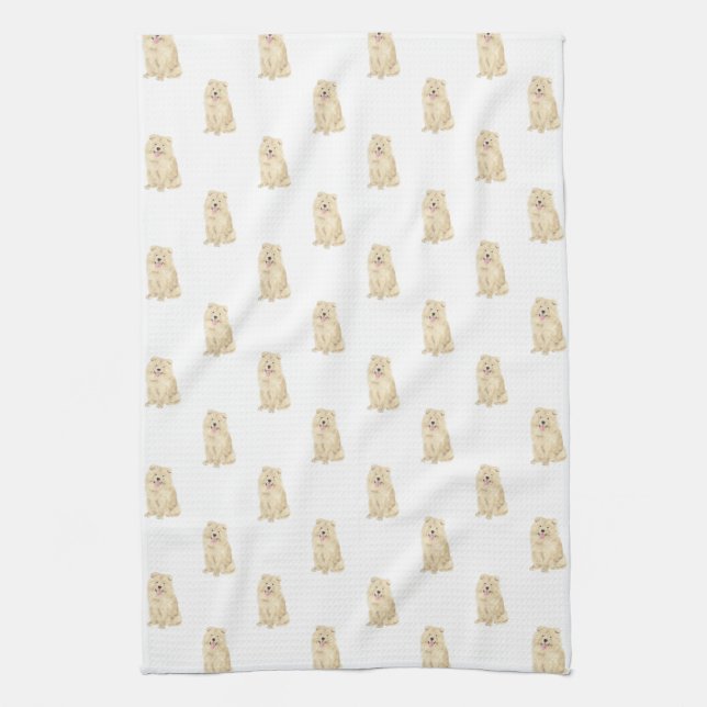 Chow Chow Tea Towel (Vertical)