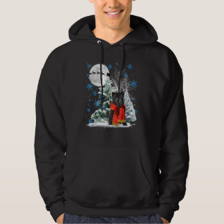 Chow Chow Under Moonlight Snow Christmas Pajama Hoodie