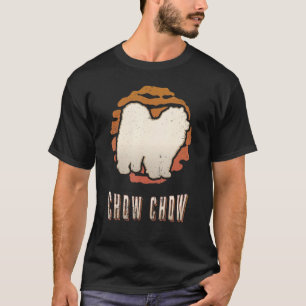 Chow Chow Vintage Retro Classic Dog Sunset T-Shirt