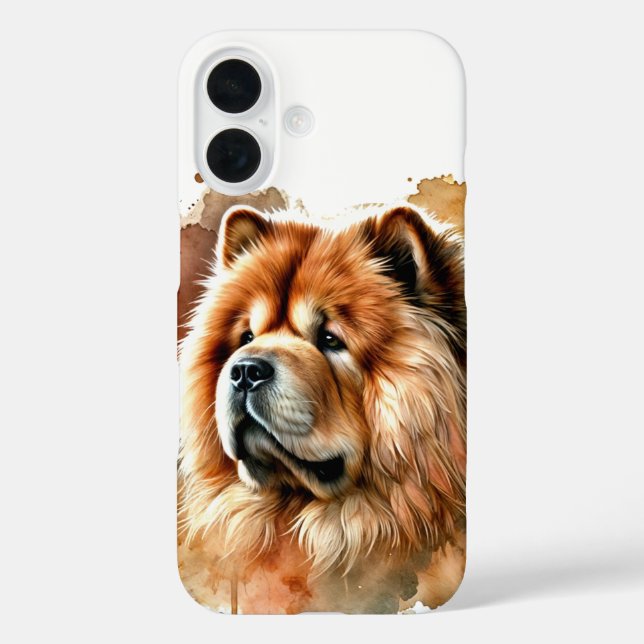 Chow Chow Watercolor Art  Case-Mate iPhone Case (Back)