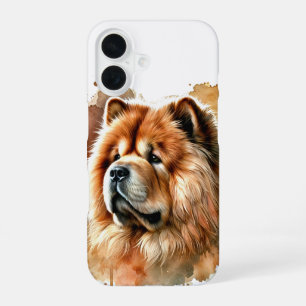 Chow Chow Watercolor Art  iPhone 16 Case