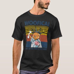 Chow Chow Woofica Land Of The Free Furry Pet Dog T-Shirt