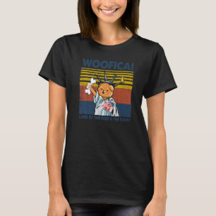 Chow Chow Woofica Land Of The Free Furry  Pet Dog T-Shirt