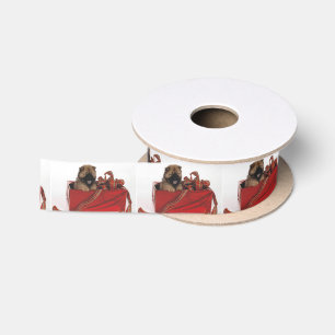Chow Christmas and Bows Satin Ribbon