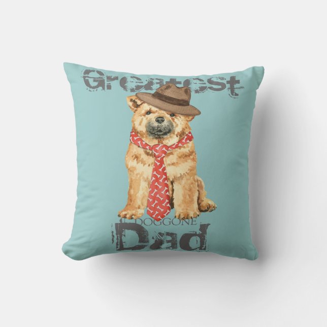 Chow Dad Cushion (Front)