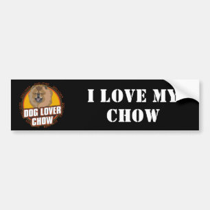 Chow Dog Lover Bumper Sticker