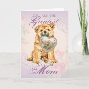 Chow Heart Mum Card
