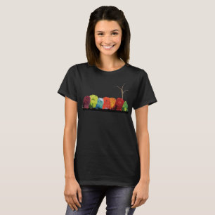CHOW LINE watercolor chow shirts. Choose style T-Shirt