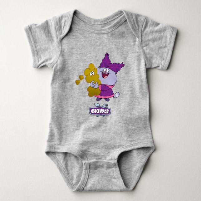Chowder and Kimchi Baby Bodysuit (Front)