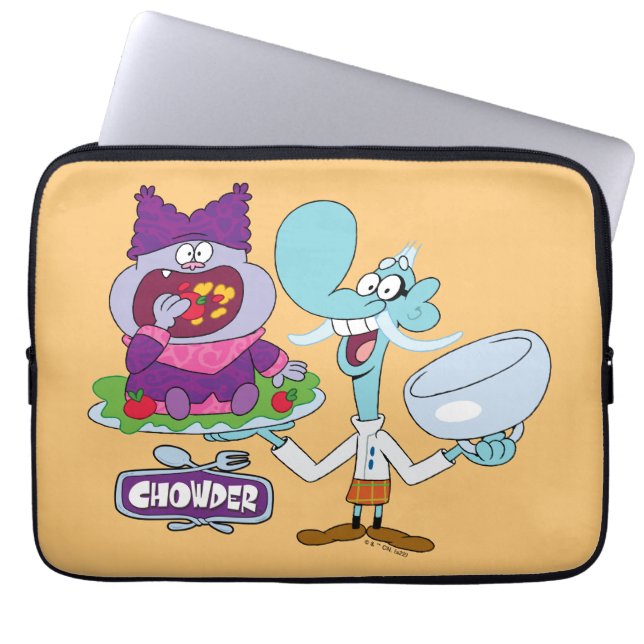 Chowder and Mung Daal Laptop Sleeve (Front)