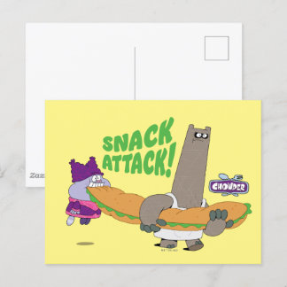 Chowder and Shnitzel Postcard