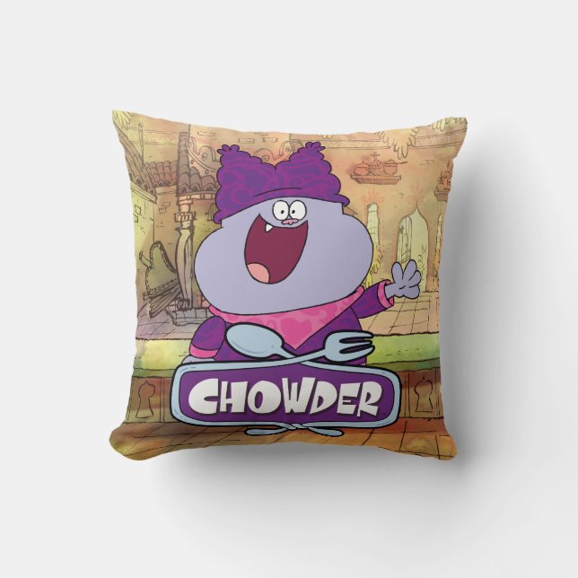 Chowder Waving Cushion (Front)