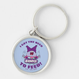 Chowder With Fork and Knife Key Ring