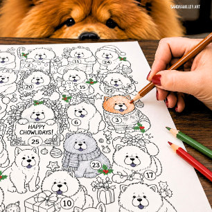 CHOWLIDAY COUNTDOWN • Chow •Matte finish Card