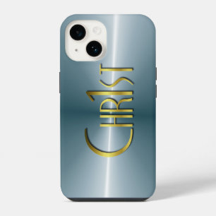 Chr1st - Dark Brushed Metal iPhone 14 Case