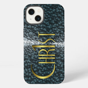 Chr1st - Gold on Steel Bubbles iPhone 13 Case