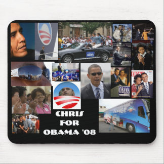Chris 4 OBAMA Mouse Pad