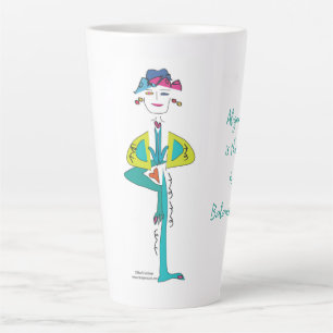 'Chris' - Alignment is Key Yoga Latte Mug