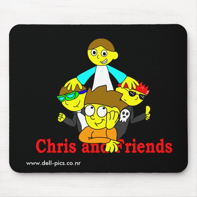 Chris and Friends Mousepad (Front)