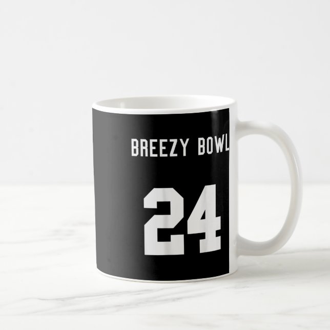 Chris Breezy 24 On Back  Coffee Mug (Right)