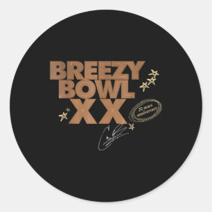 Chris Breezy Xx 2025  Classic Round Sticker