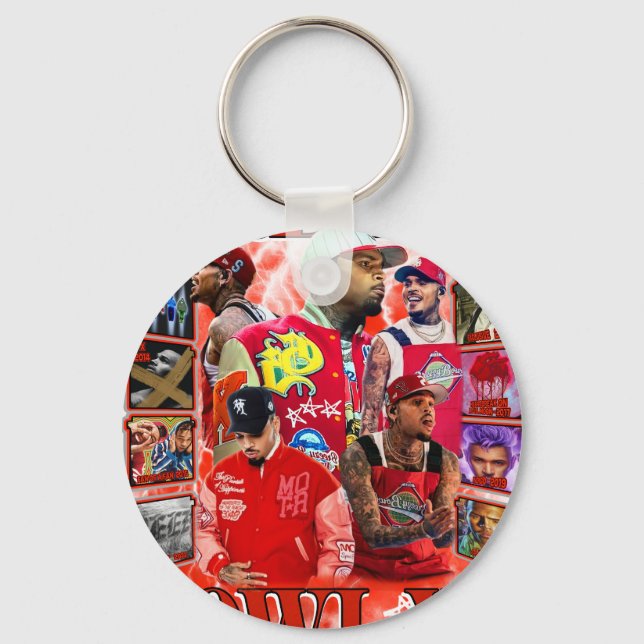 chris brow key ring (Front)