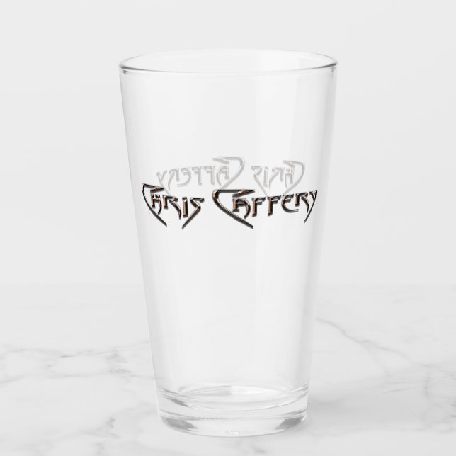 Chris Caffery 16 oz. Glass (Front)