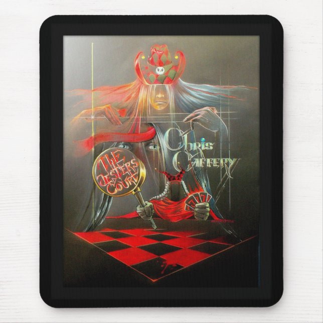 Chris Caffery Jester Art Mouse Pad (Front)