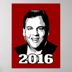 CHRIS CHRISTIE 2016 CANDIDATE POSTER