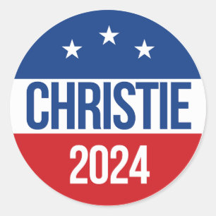 Chris Christie 2024 Classic Round Sticker
