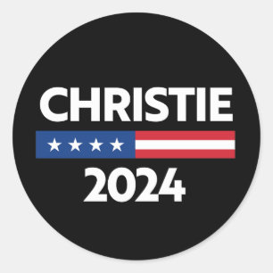 Chris Christie 2024 Classic Round Sticker