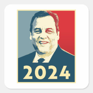 Chris Christie 2024 Square Sticker