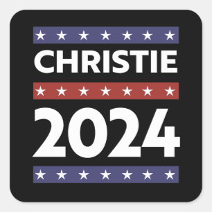 Chris Christie 2024 Square Sticker