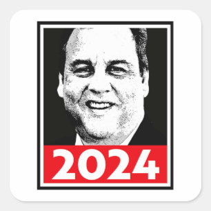 Chris Christie 2024 Square Sticker