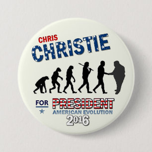 Chris Christie for President 2016 7.5 Cm Round Badge