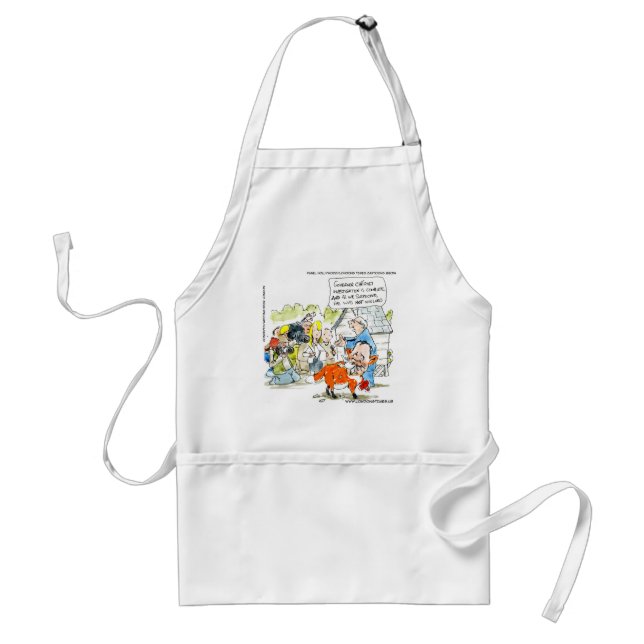 Chris Christie Like A Fox Funny Standard Apron (Front)