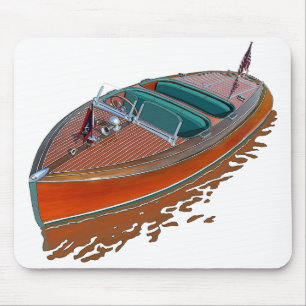 Chris-Craft Barrel Back Mouse Pad