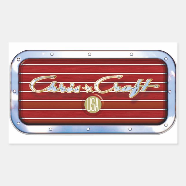 Chris Craft Boats Rectangular Sticker (Front)