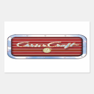Chris Craft Boats Rectangular Sticker
