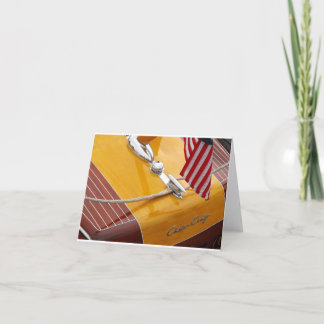 Chris Craft Custom note card. Card