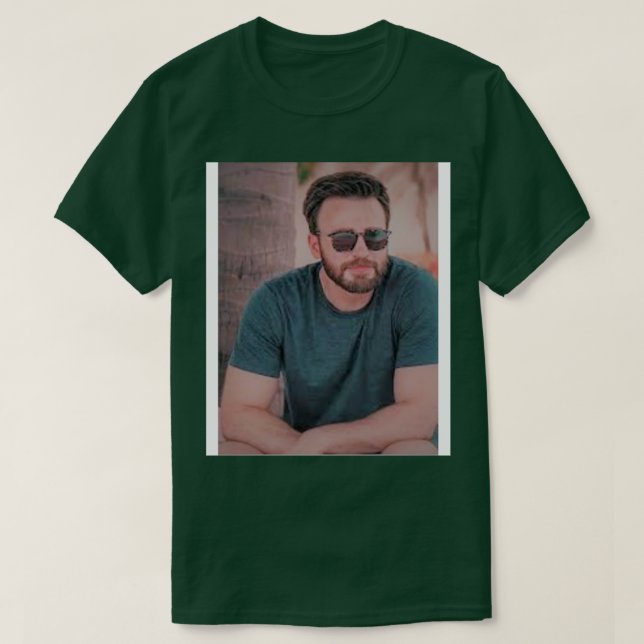 Chris Evans Wallpaper T-Shirt (Design Front)