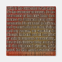 Chris Hitchens Surrender of Reason (Reds) Magnet