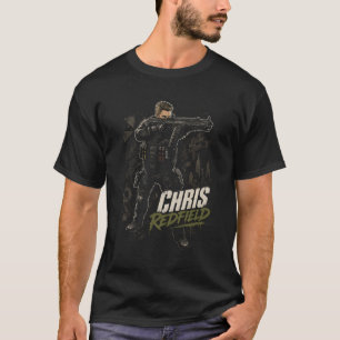 Chris Horror Redfield Art 06 Basic Dark T-Shirt