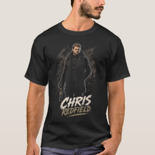 Chris Horror Redfield Art 23 Basic Dark T-Shirt