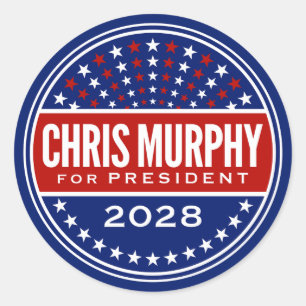 Chris Murphy for President 2028 Classic Round Sticker